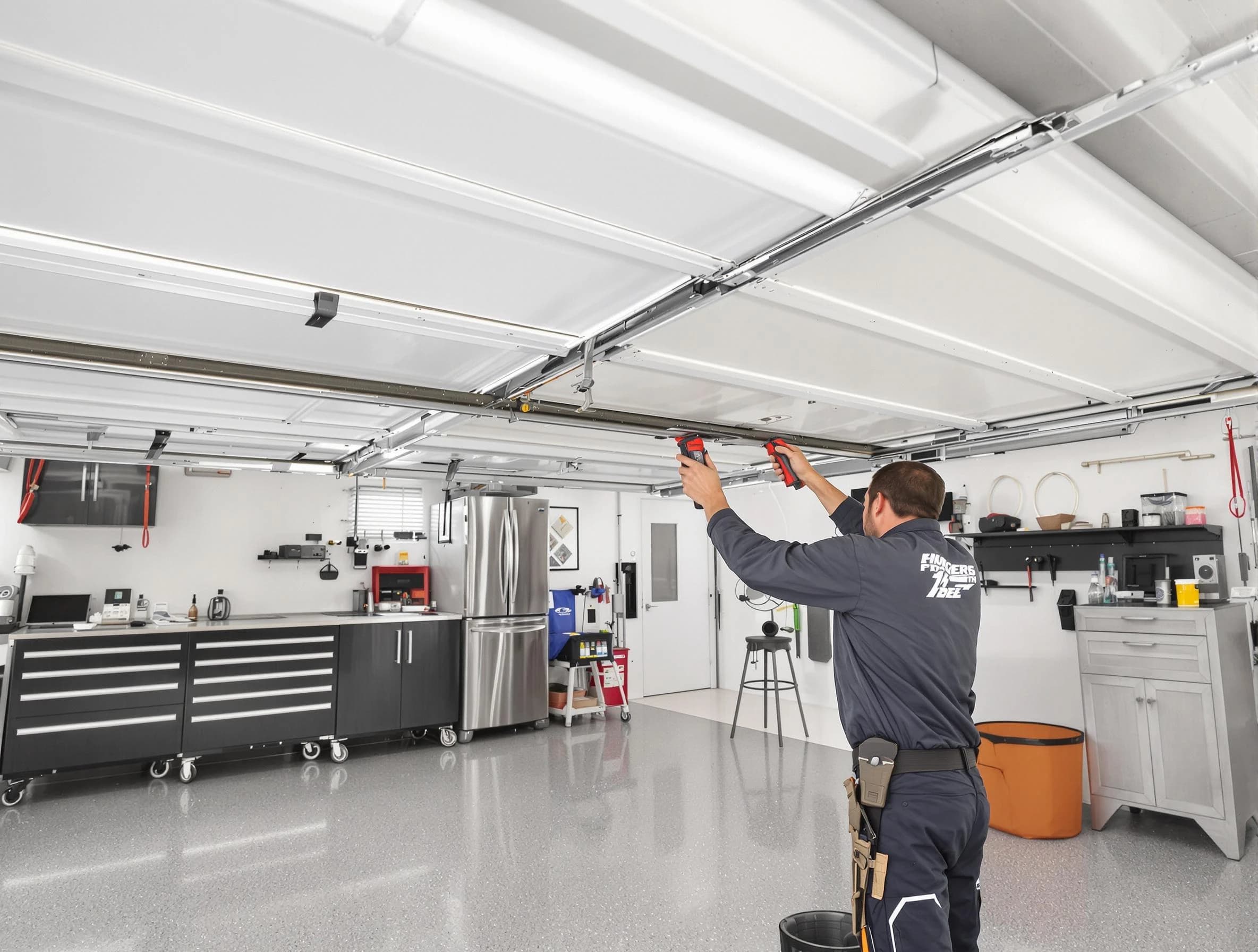 Overhead garage door repair service by Bound Brook Garage Door Repair in Bound Brook