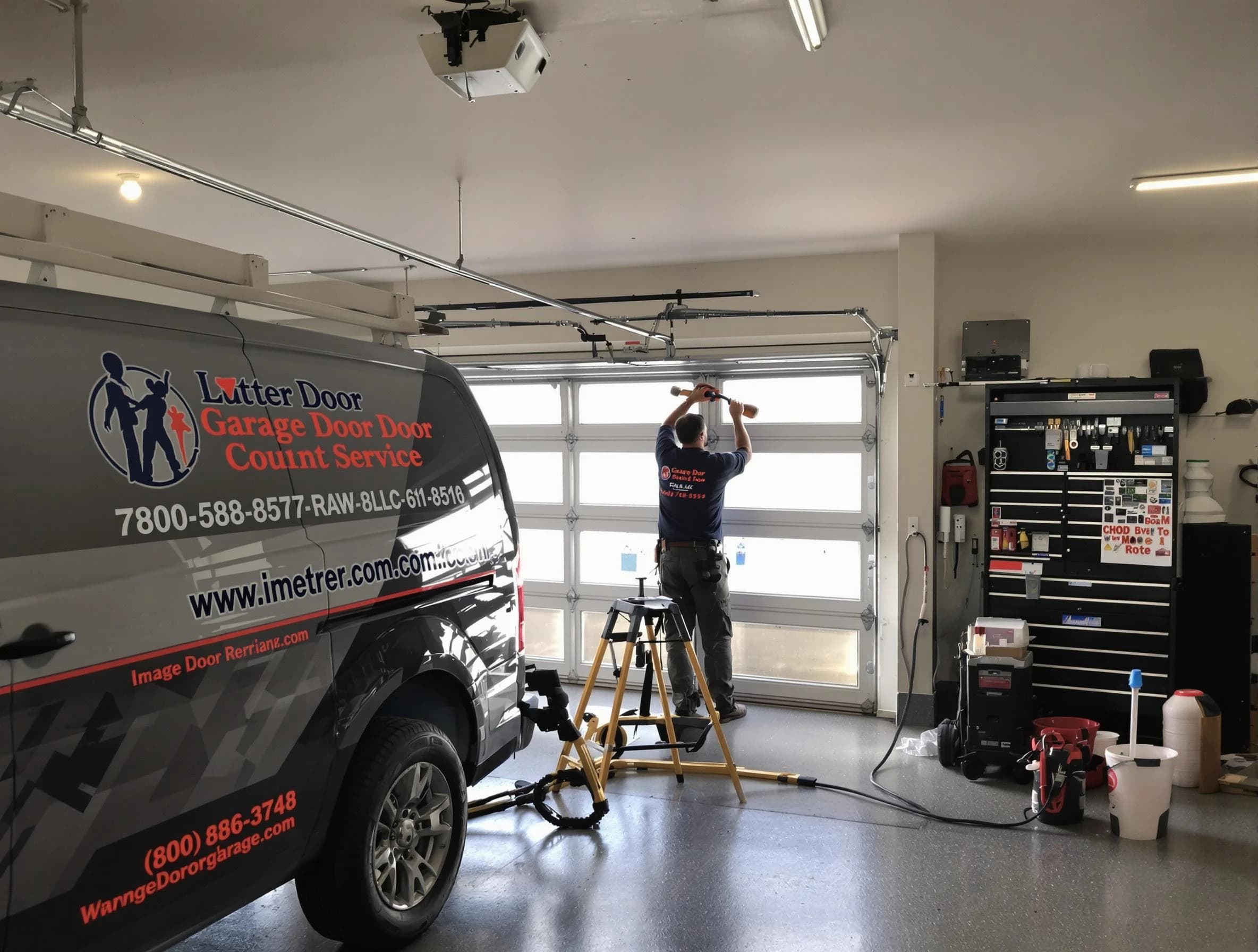 Bound Brook Garage Door Repair rapid response team performing same-day repair in Bound Brook