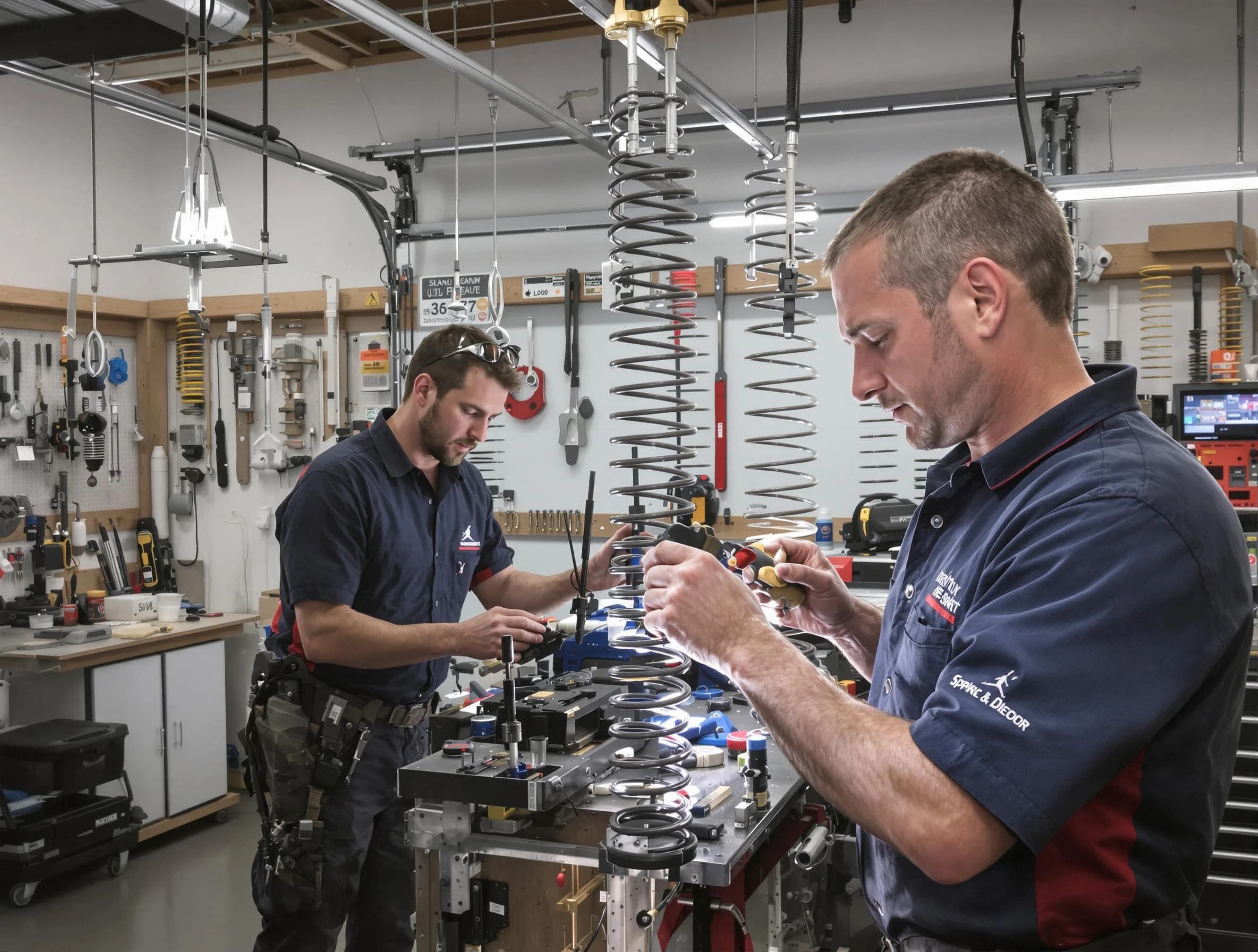 Garage door spring repair service by Bound Brook Garage Door Repair in Bound Brook