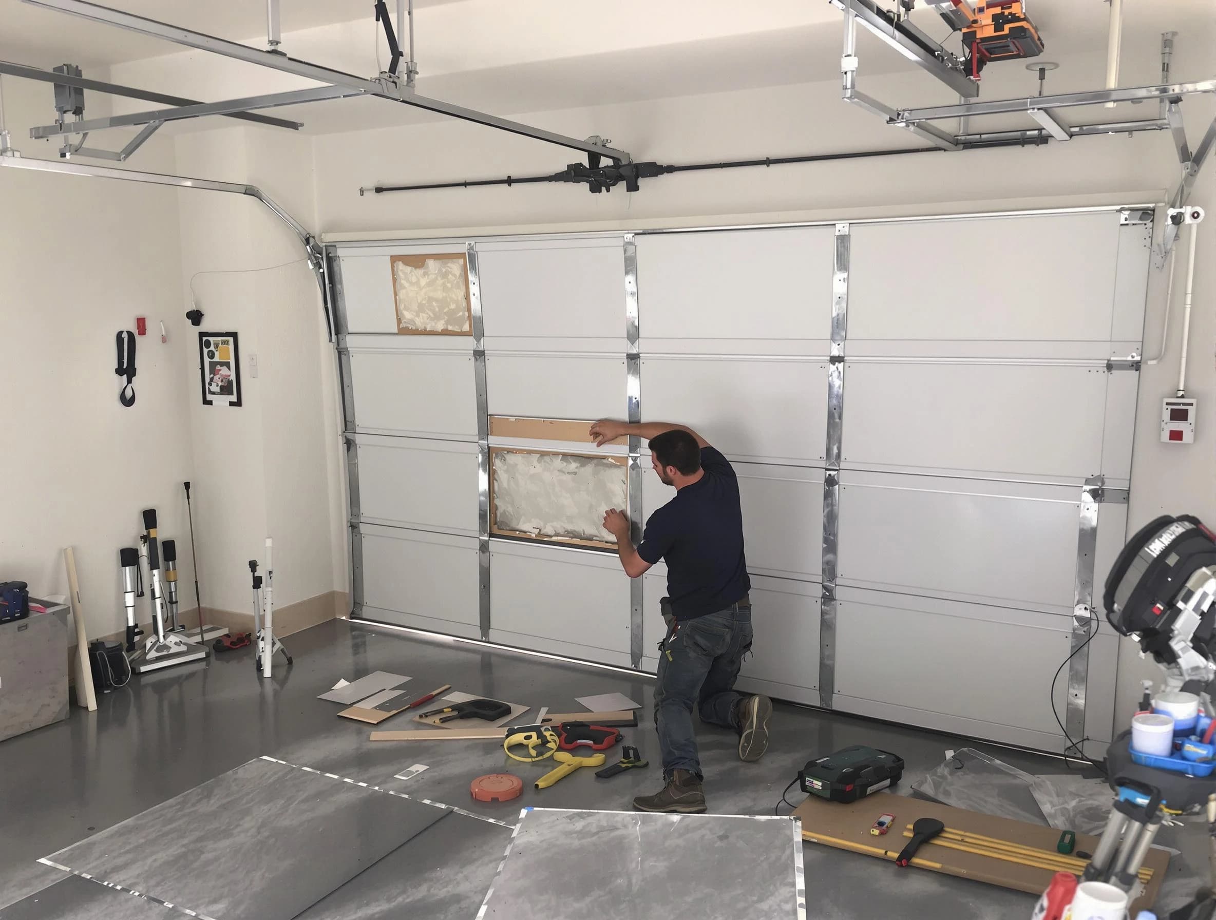 Garage Door Panel Repair in Bound Brook